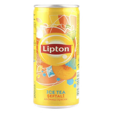 Lipton Iced Tea Can - Peach - 200ml 8690574100538 only5pounds-com