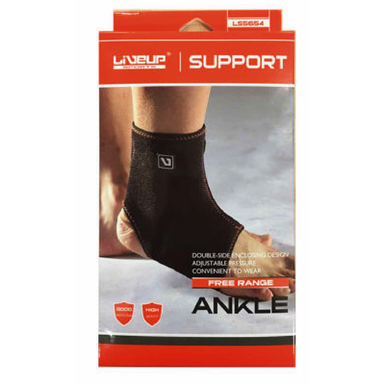 Liveup Sports Ankle Brace Support - Black 6951376182347 only5pounds-com