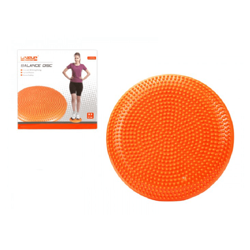 Liveup Sports Balance Disc (33cm) - Orange - only5pounds.com