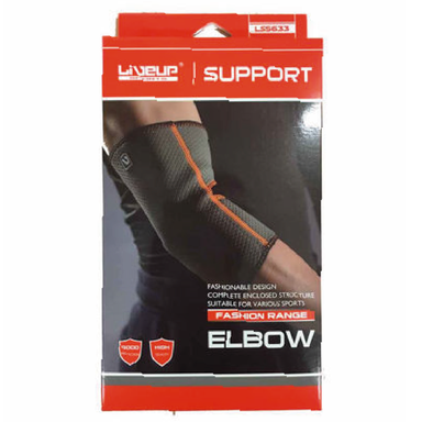 Liveup Sports Grey Elbow Support - S/M - only5pounds.com
