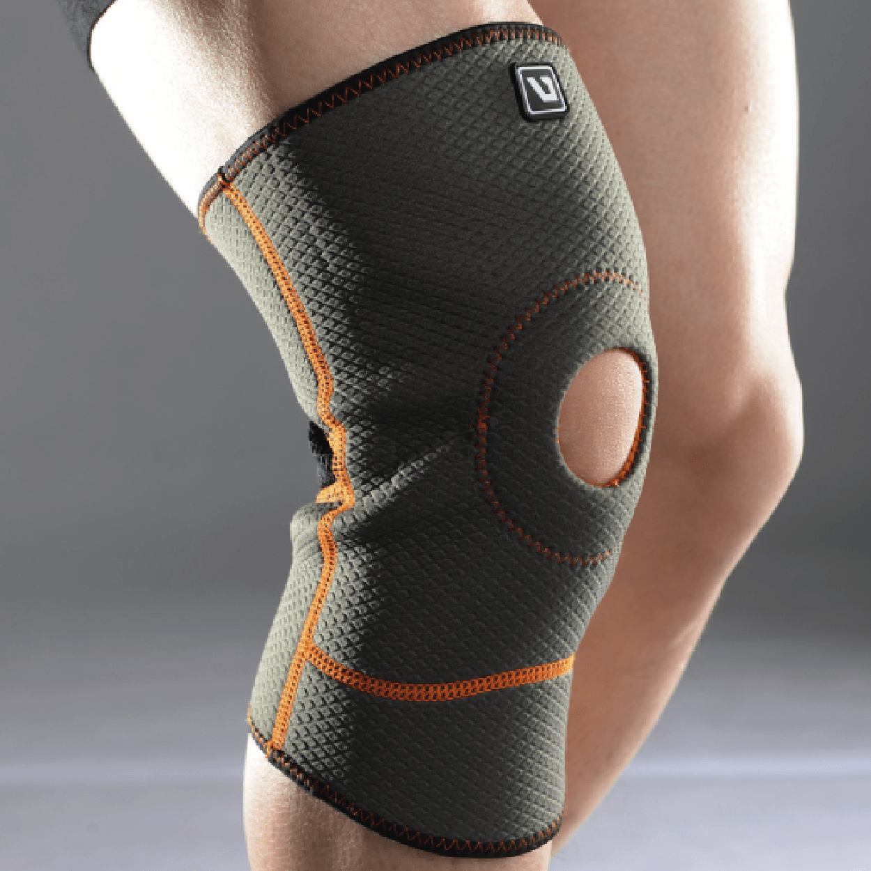 Liveup Sports Grey Open Knee Support - L/XL - only5pounds.com