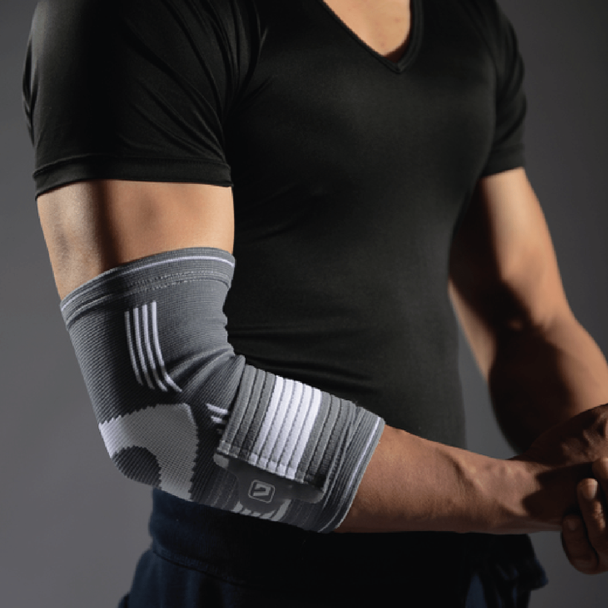 Liveup Sports Grey Sports Elbow Support - L/XL - only5pounds.com