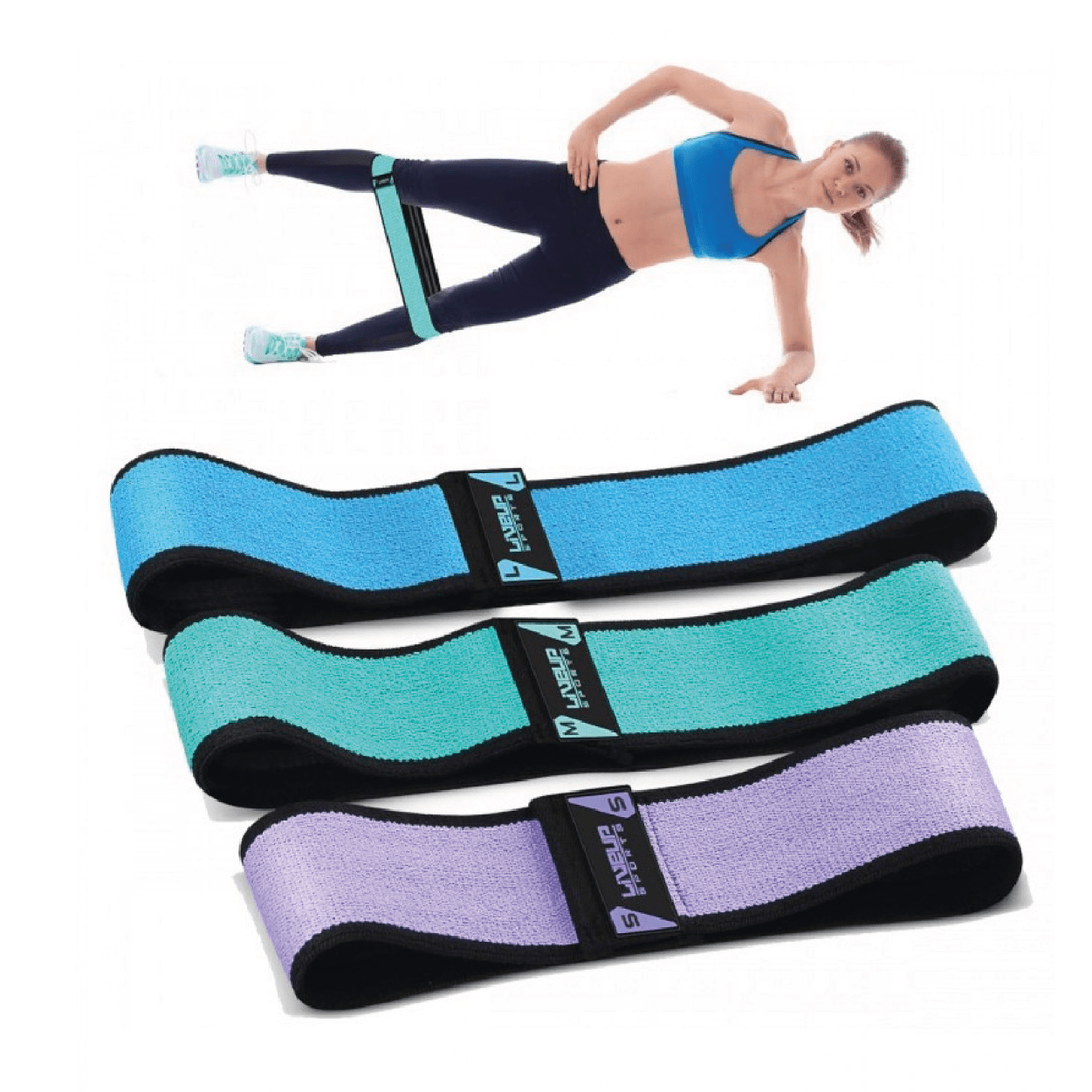 Liveup Sports Non-Slip Hip Band - Small (Light Resistance) only5pounds-com