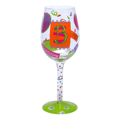 Lolita Letter B Wine Glass *5* 704519064620 only5pounds-com