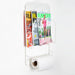 Magazine Rack With Roll Holder - White 8718226908889 only5pounds-com