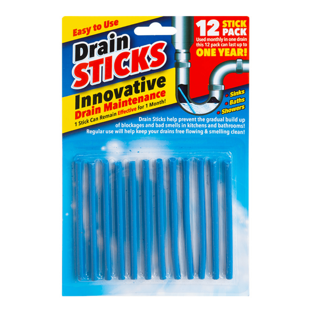 Magic Drain Cleaner Sticks - 12pcs 5050565393210 only5pounds-com