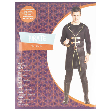 Men's Halloween Pirate Costume - Large 8718964050574 only5pounds-com