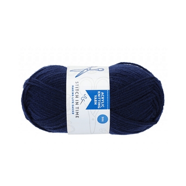 Navy Blue Acrylic Knitting Yarn - 50g 5050565533449