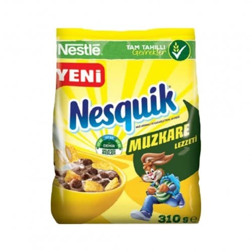 Nestle Nesquik Banana Square Cereal - 310g 8690632248080 only5pounds-com
