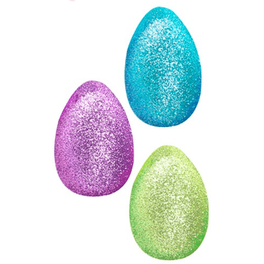 Pack Of 8 Large Glitter Eggs 5050565452610 only5pounds-com