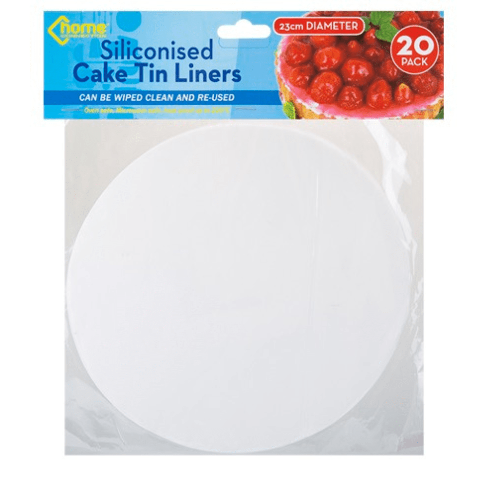 Pk Of 20 23Cm Dia. Siliconised Cake Tin Liners 5050565514509 only5pounds-com
