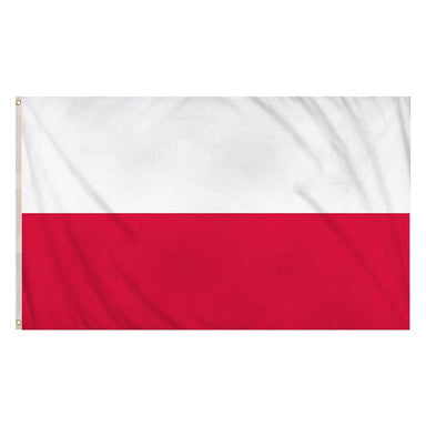 Polish Flag With Eyelets - 90 x 150cm only5pounds-com