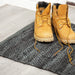 Recycled Leather Carpet - Sand or Grey - 60 x 90cm only5pounds-com