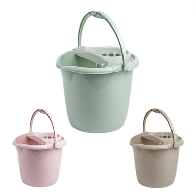 Round 15L Mop Bucket - Assorted Colours only5pounds-com