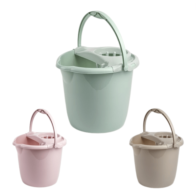Round 15L Mop Bucket - Assorted Colours only5pounds-com