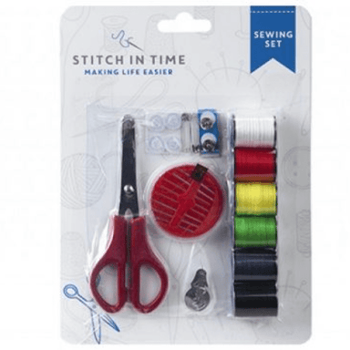 Sewing Set With Scissors, Cotton, Needles & Accessories 5050565475220 only5pounds-com