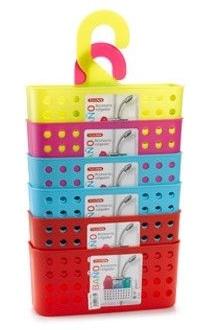 Shower Hanging Storage Basket - Assorted Colours only5pounds-com