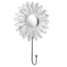Silver Sunflower Mirror With Hook - 21 cm 8718658351345 only5pounds-com