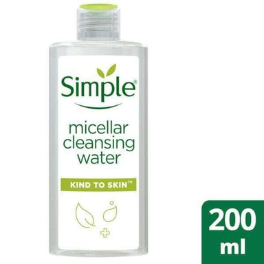 Simple Micellar Cleansing Water Makeup Remover - 200ml 8712561669825 only5pounds-com