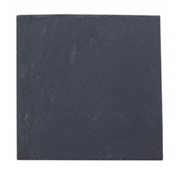 Square Natural Slate Serving Plate - 18cm 5037241264118 only5pounds-com