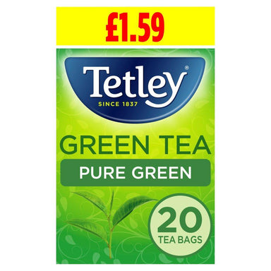 Tetley Green Tea Pure Green - 20 Tea Bags 5000208070817