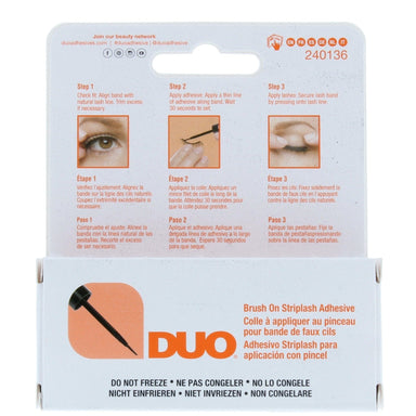 The DUO Brush On Striplash Adhesive - Dark Tone 73930568964