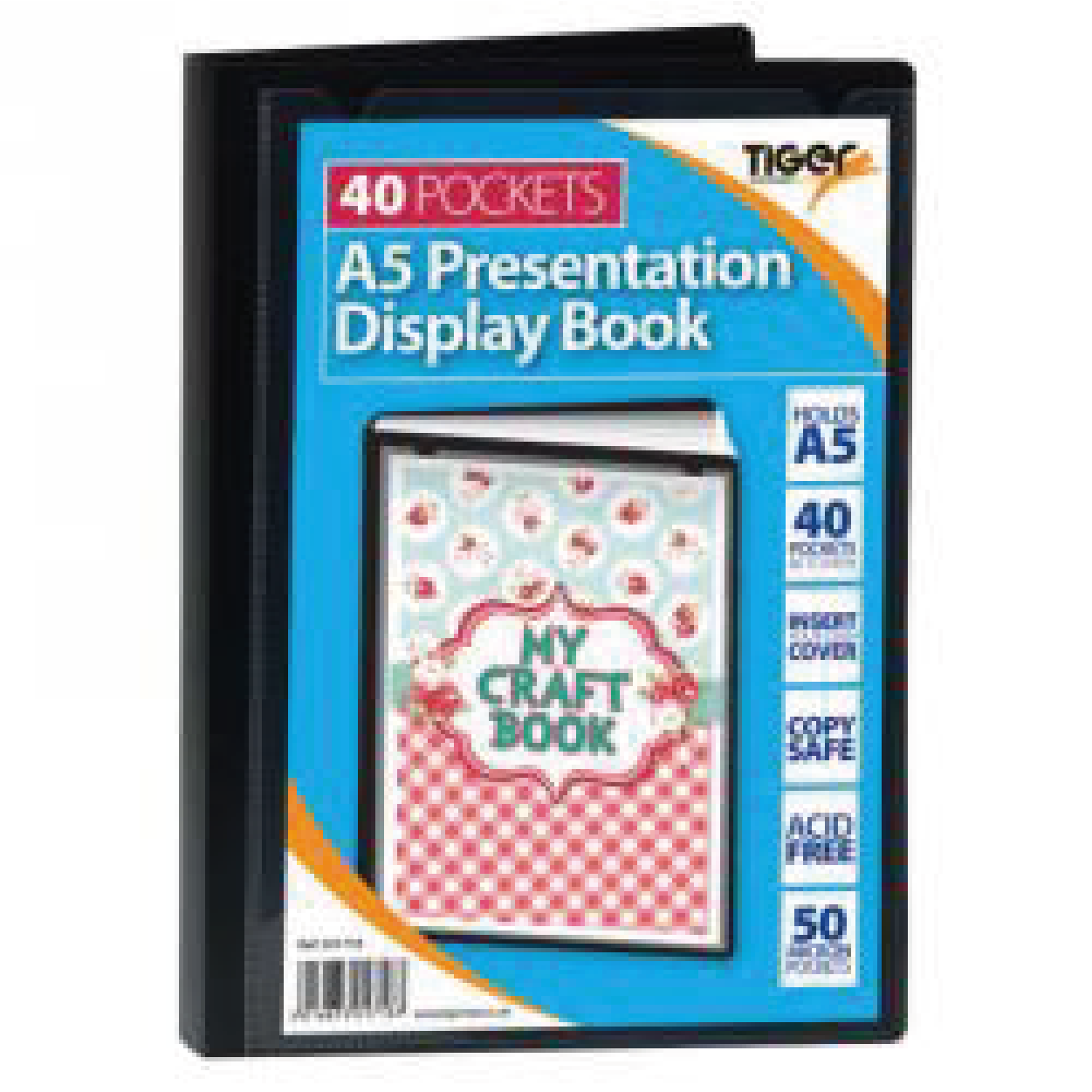 Tiger A5 40 Pocket display book - only5pounds.com