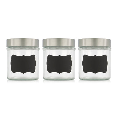 Twist-Off Top Glass Jars - Set of 3 - 350ml 3700938502276 only5pounds-com