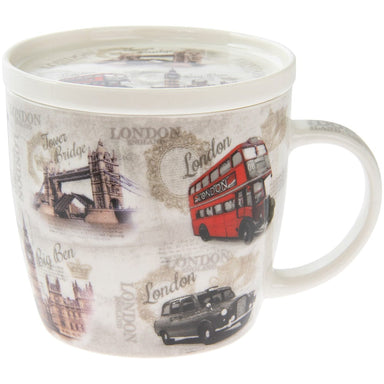 Vintage London Mug & Coaster 5010792199849 only5pounds-com