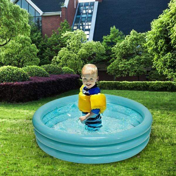 Wild 'N' Wet 3 Ring Pool Paddling Pool - Blue or Pink Blue 5022896100041 only5pounds-com