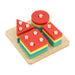 Wooden Geometrical Shapes Toy 5060269266567 only5pounds-com