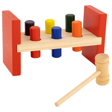 Wooden Hammer Bench Toy 5060269266420 only5pounds-com