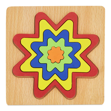 Wooden Mini Square Puzzle 5060269266444 only5pounds-com