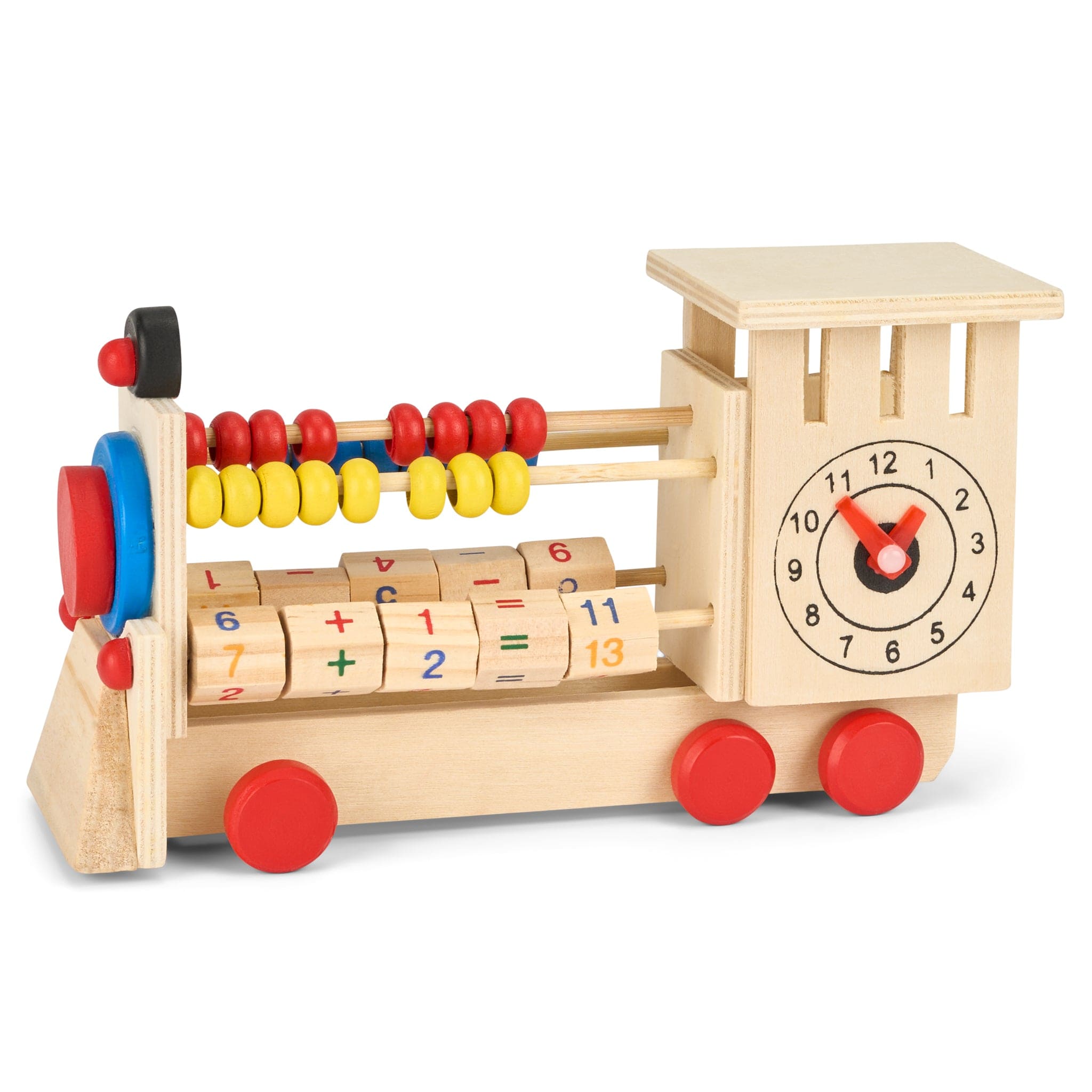 Wooden Train Maths Abacus 5060269266116 only5pounds-com