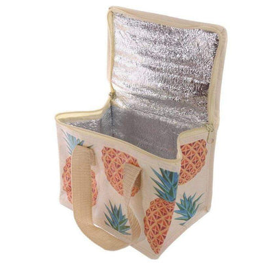 Woven Handle Lunch Bag - Pineapple 5055071712845 only5pounds-com